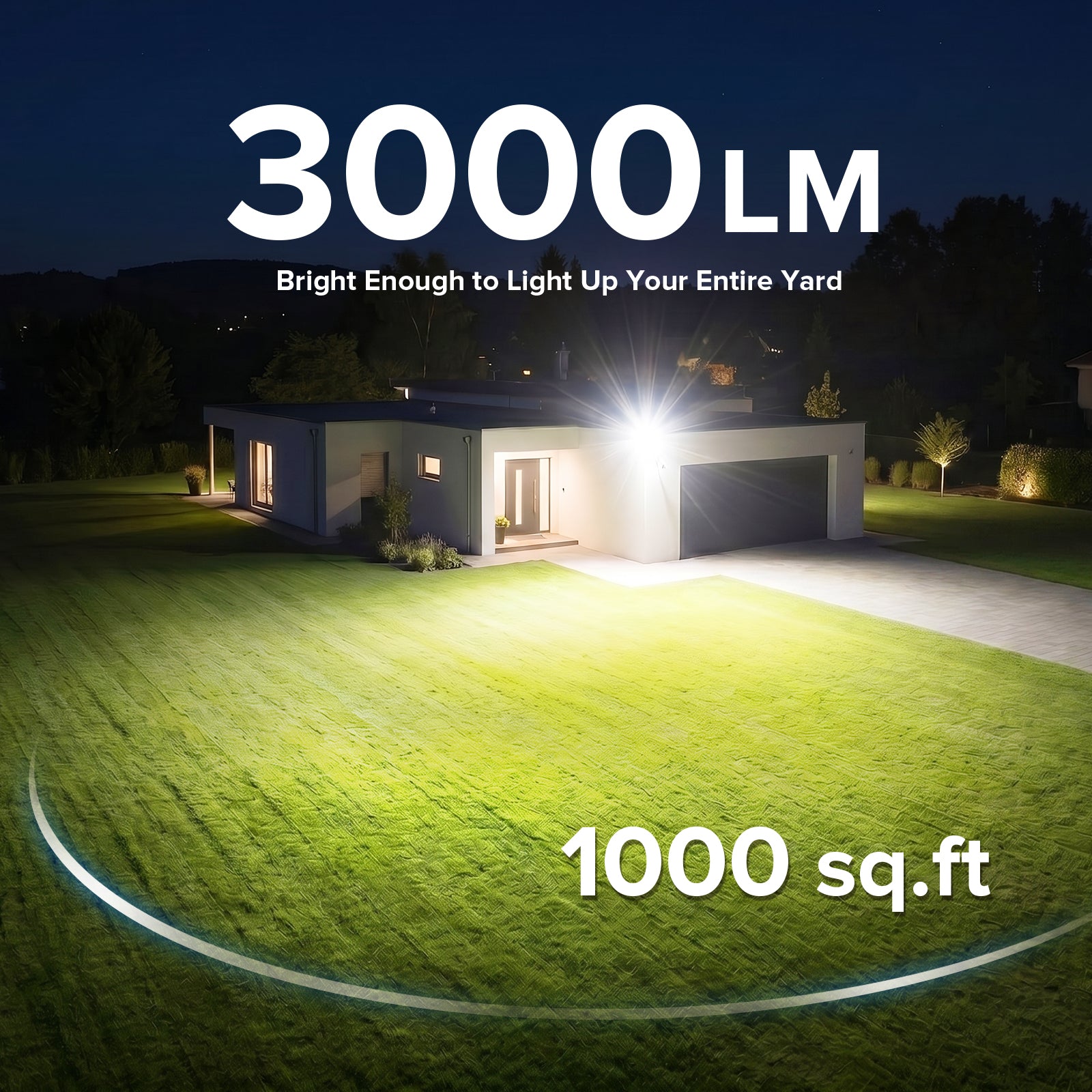 45 W LED-Sicherheitsleuchte (Dämmerung bis Morgengrauen & Bewegungssensor) NUR EU/UK
