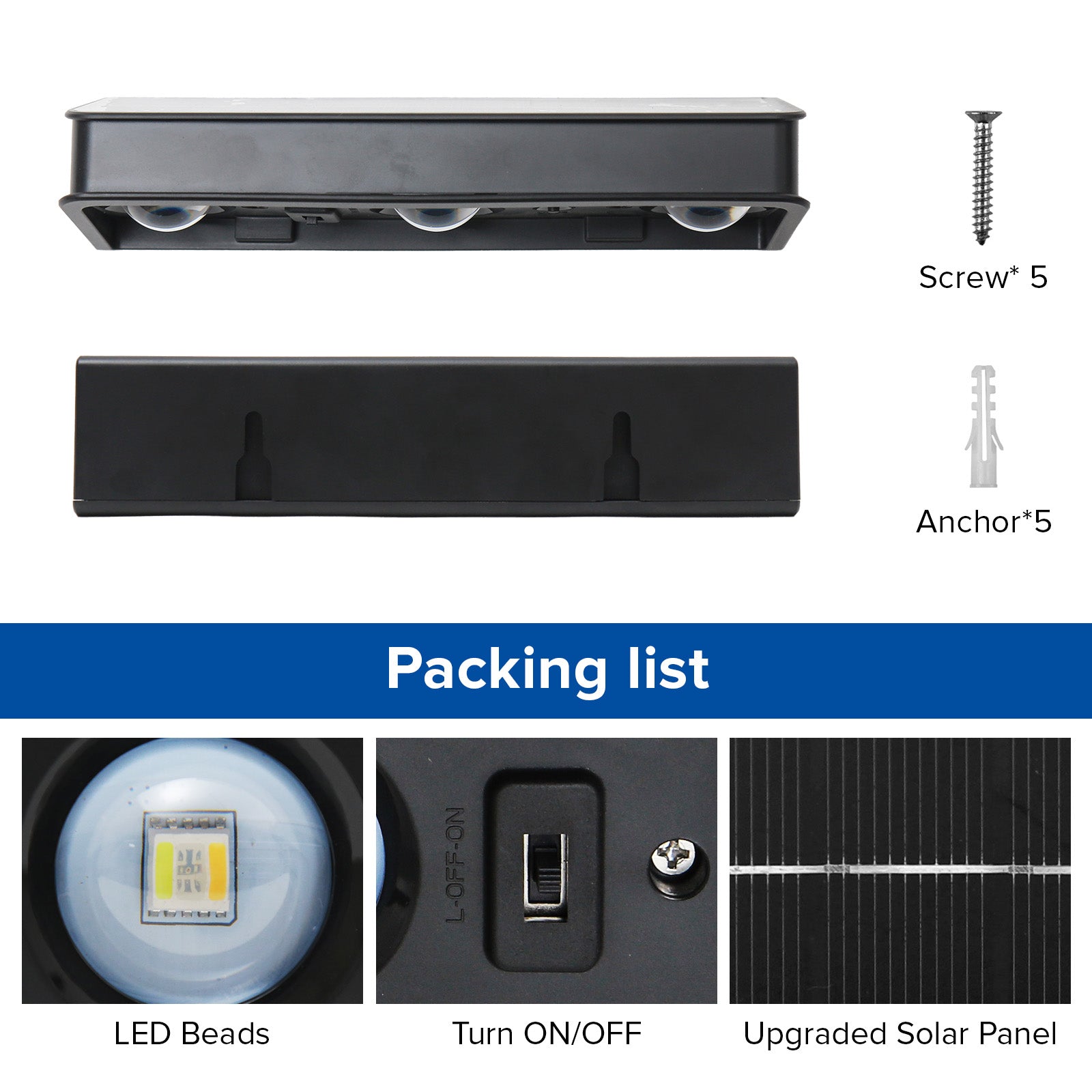 SANSI Solar Deck Lights for Outdoor(US ONLY)