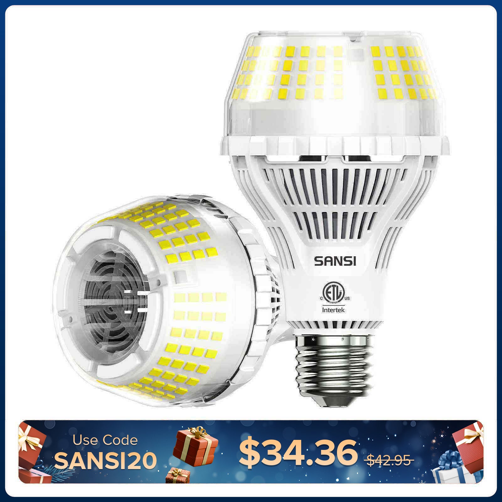 Upgraded A21 22W LED 3000K/5000K Light Bulb(US/CA ONLY)