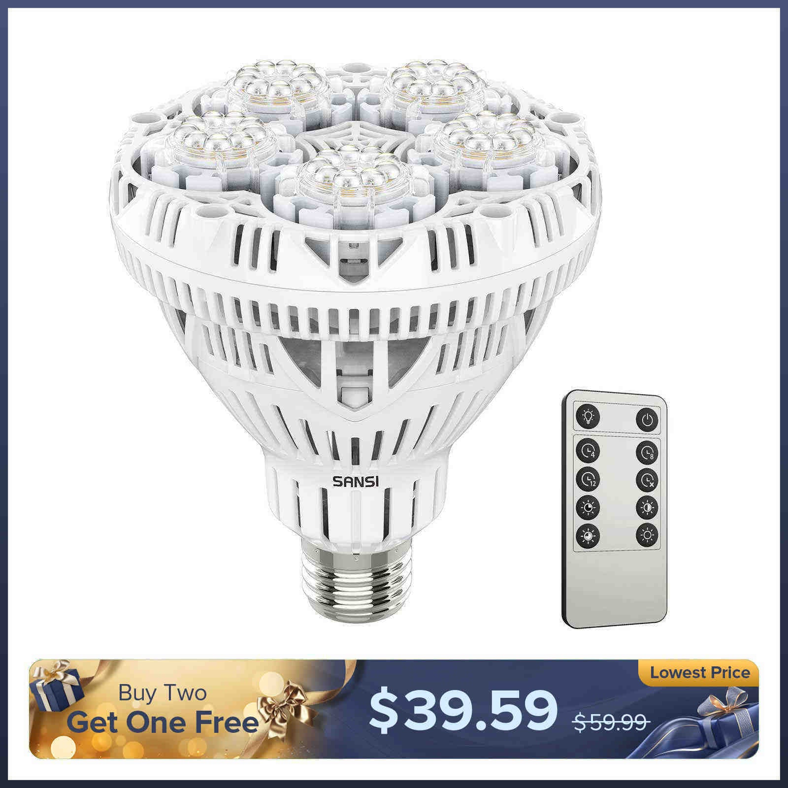 BR30 30 W LED-Wachstumslampe mit Fernbedienung (NUR USA)