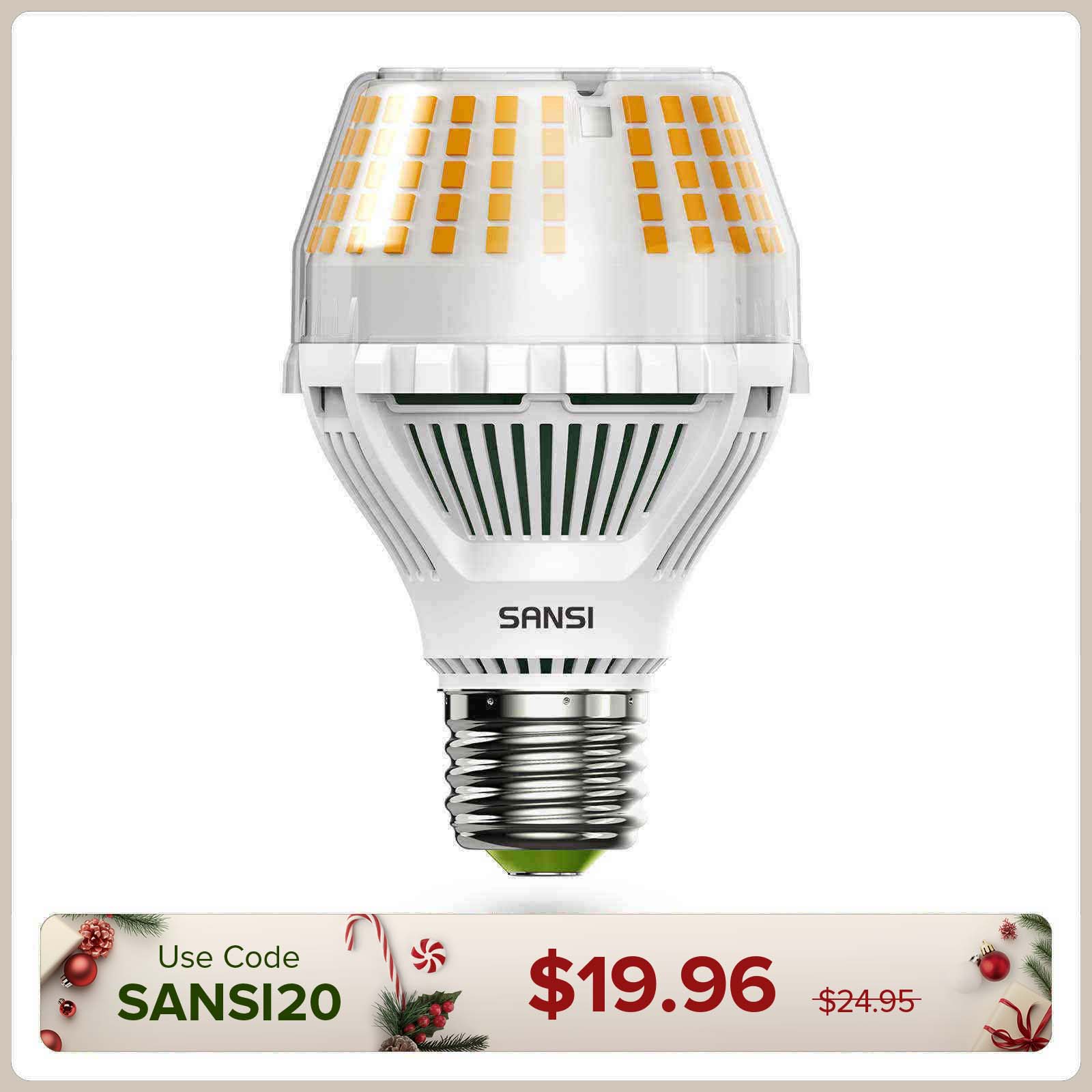 Upgraded Dimmable A19 17W LED 3000K/5000K Light Bulb(US/EU ONLY)