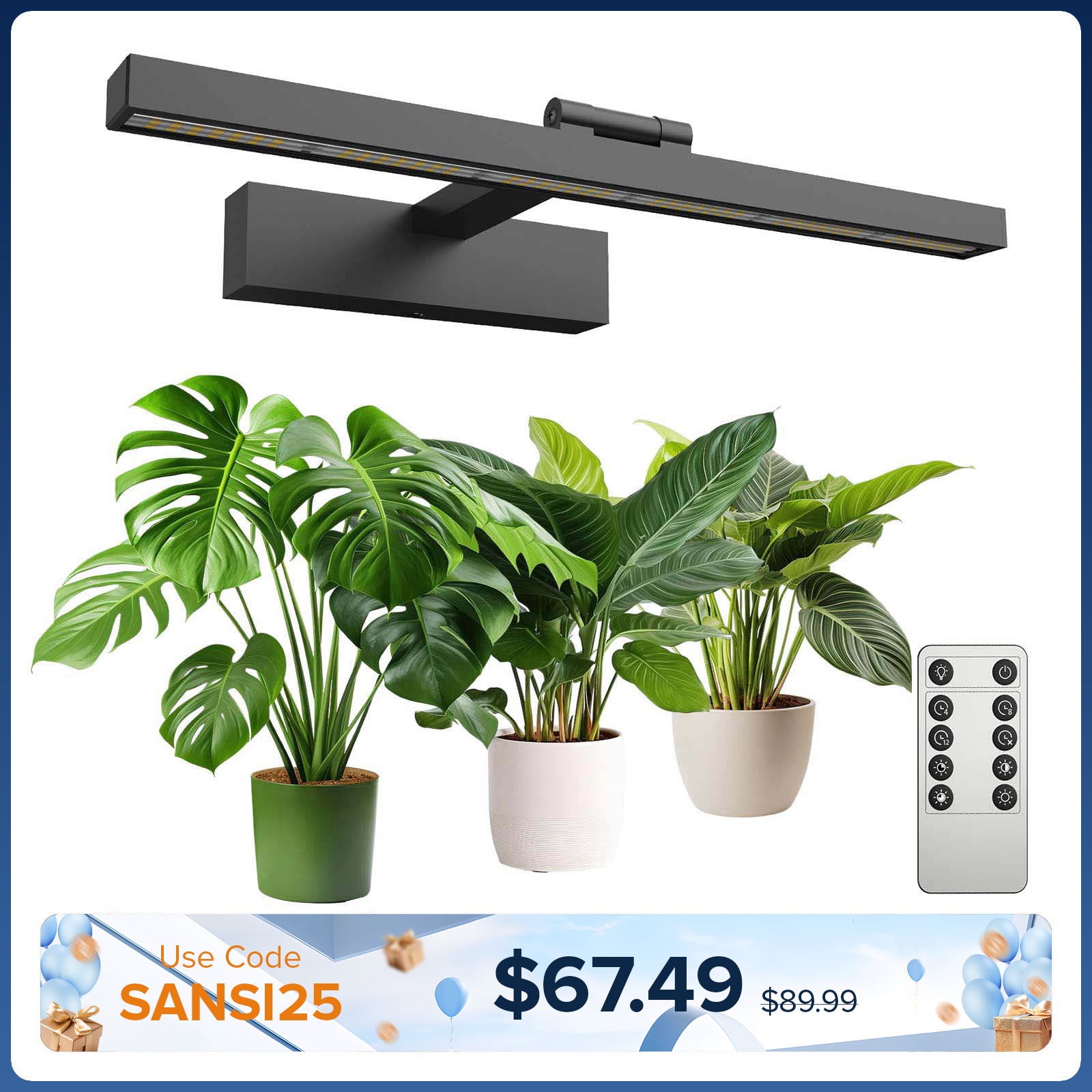 SANSI 35W Lampe de culture LED murale