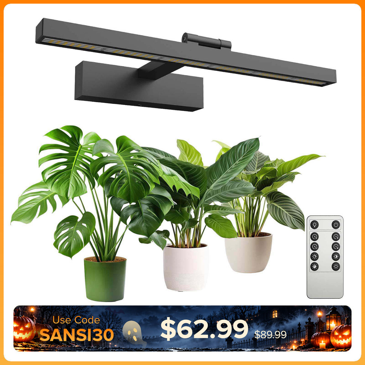 SANSI 35W Wandmontierte LED-Pflanzenlampe