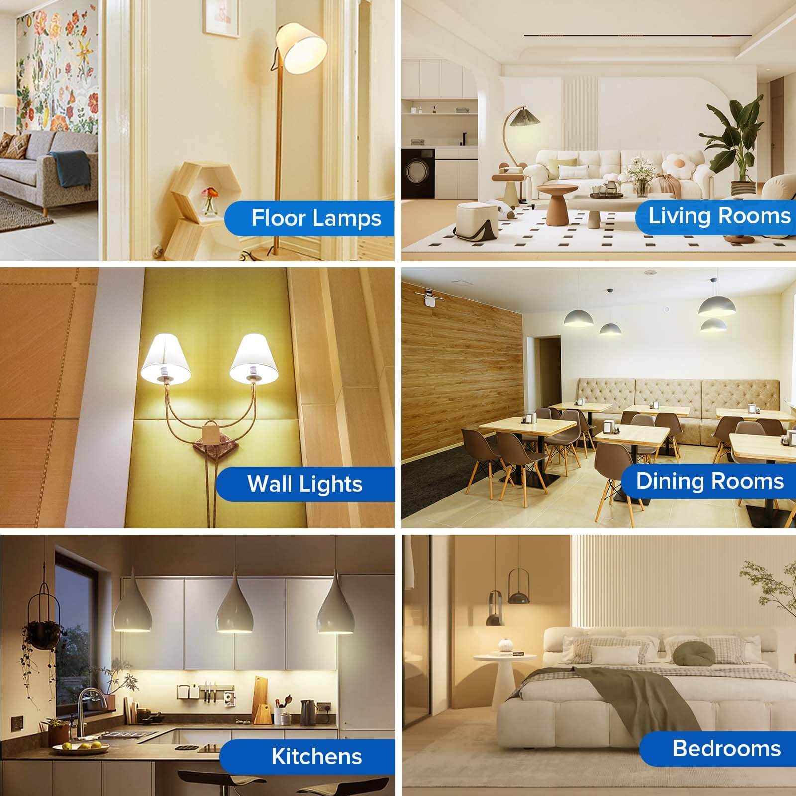 A19 35 W 3000 K LED-Glühbirne (NUR USA)