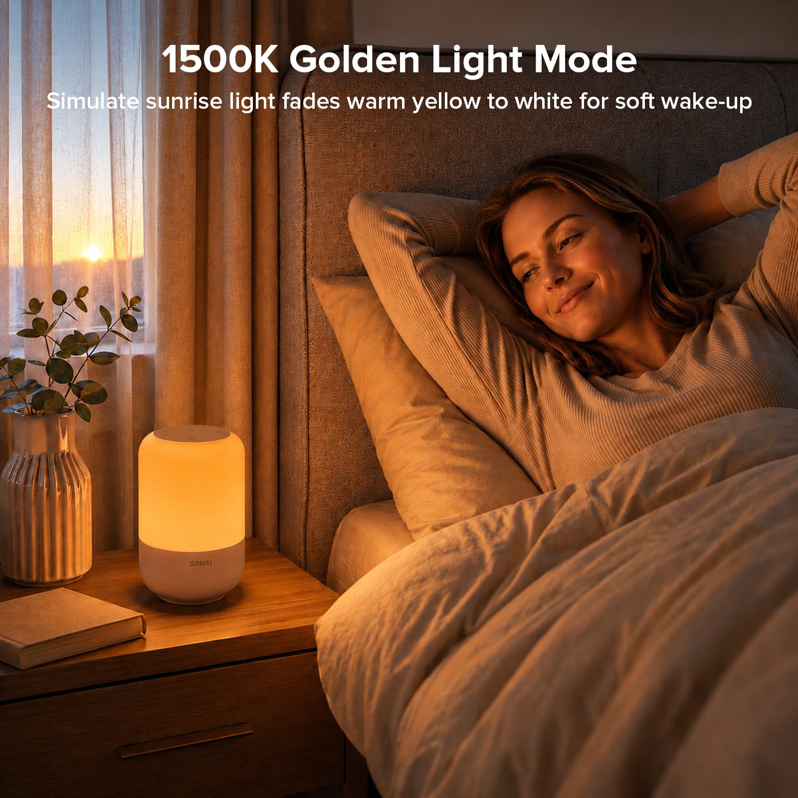 SANSI Smart Red Light Therapy Sleep Sound Mechine