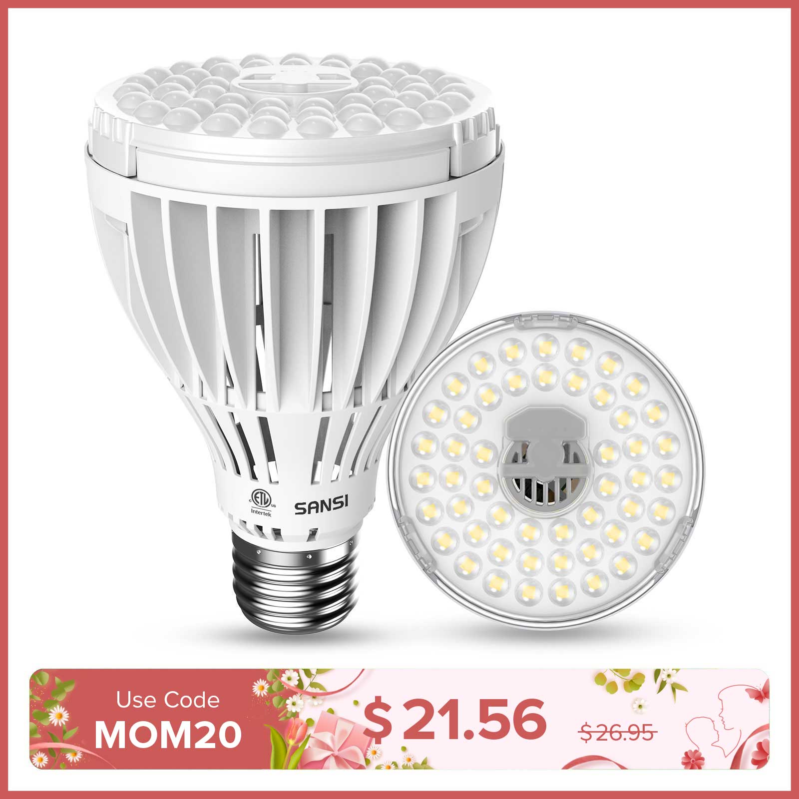 PAR25 24W LED-Wachstumslampe (NUR USA)