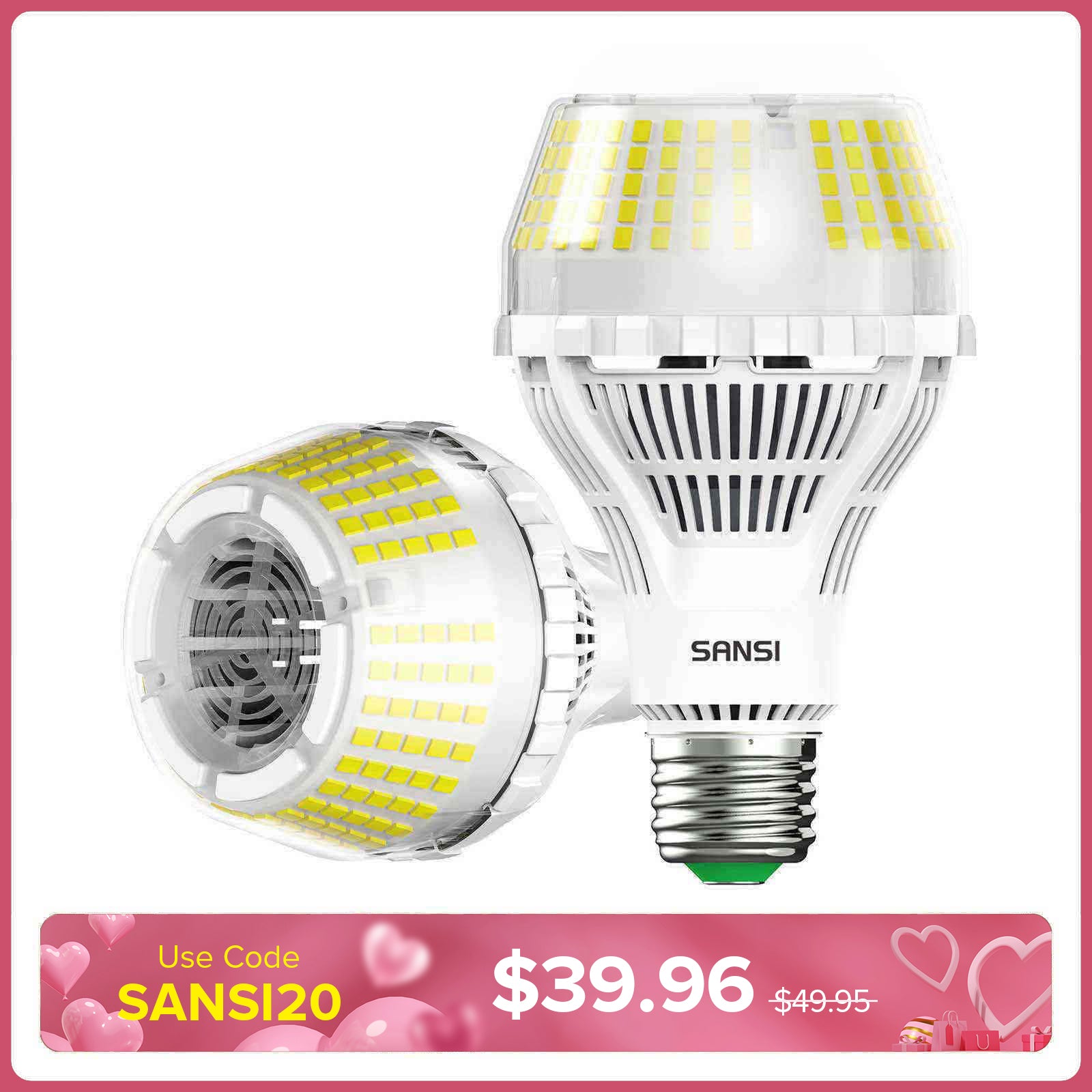 SANSI Dimmable A21 27W LED 3000K/5000K Light Bulb (US/CA ONLY)