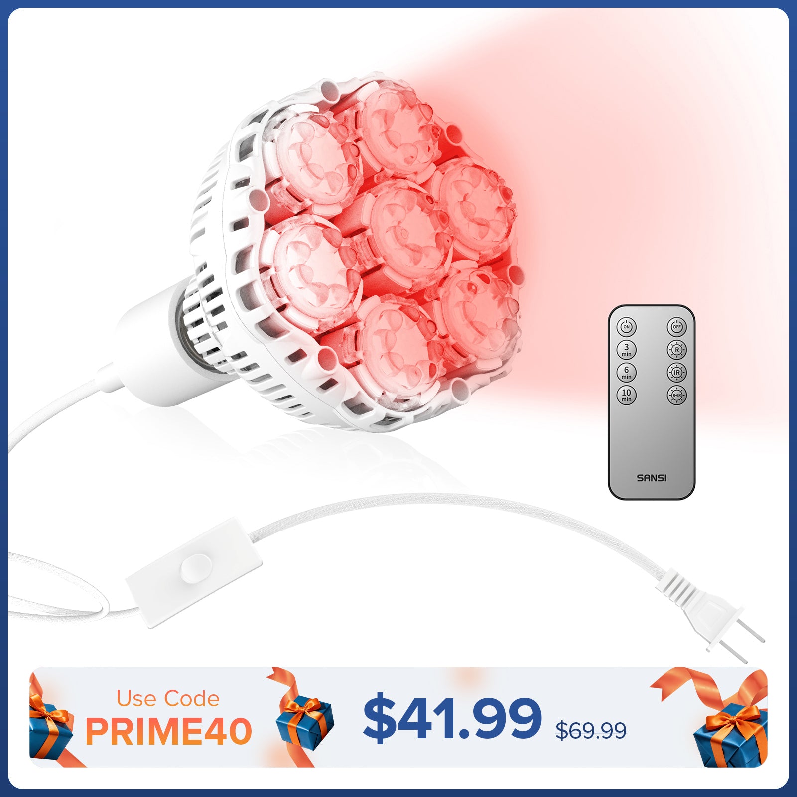 SANSI 32W Red Light Therapy for Body Face(US/CA ONLY)