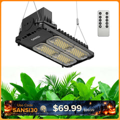 SANSI 100W Panel LED Grow Light | Remote Control