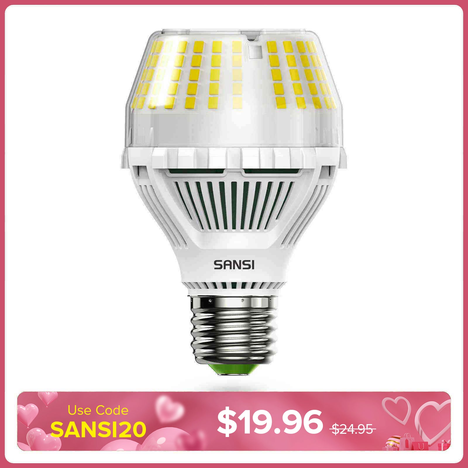 Upgraded Dimmable A19 17W LED 3000K/5000K Light Bulb