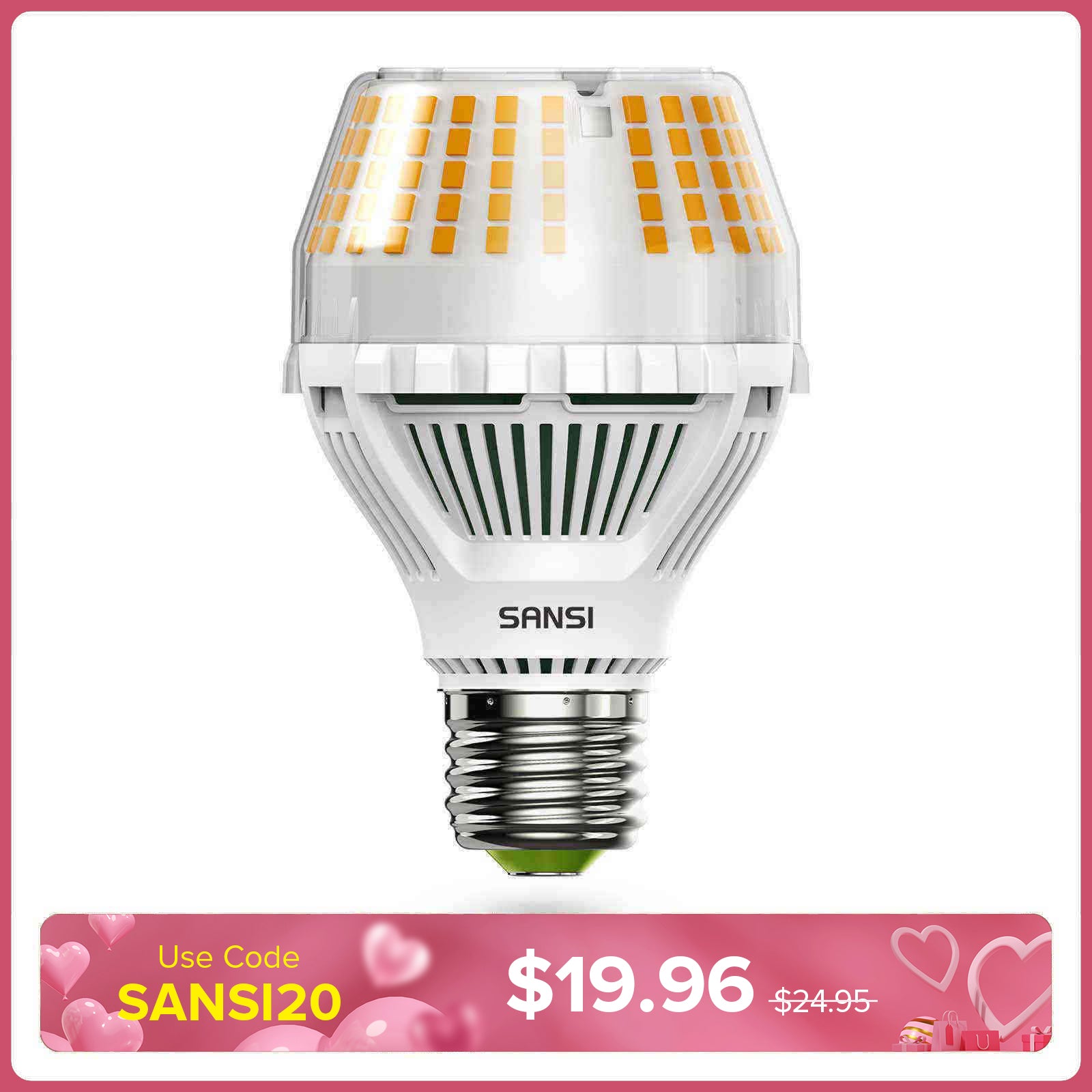Upgraded Dimmable A19 17W LED 3000K/5000K Light Bulb