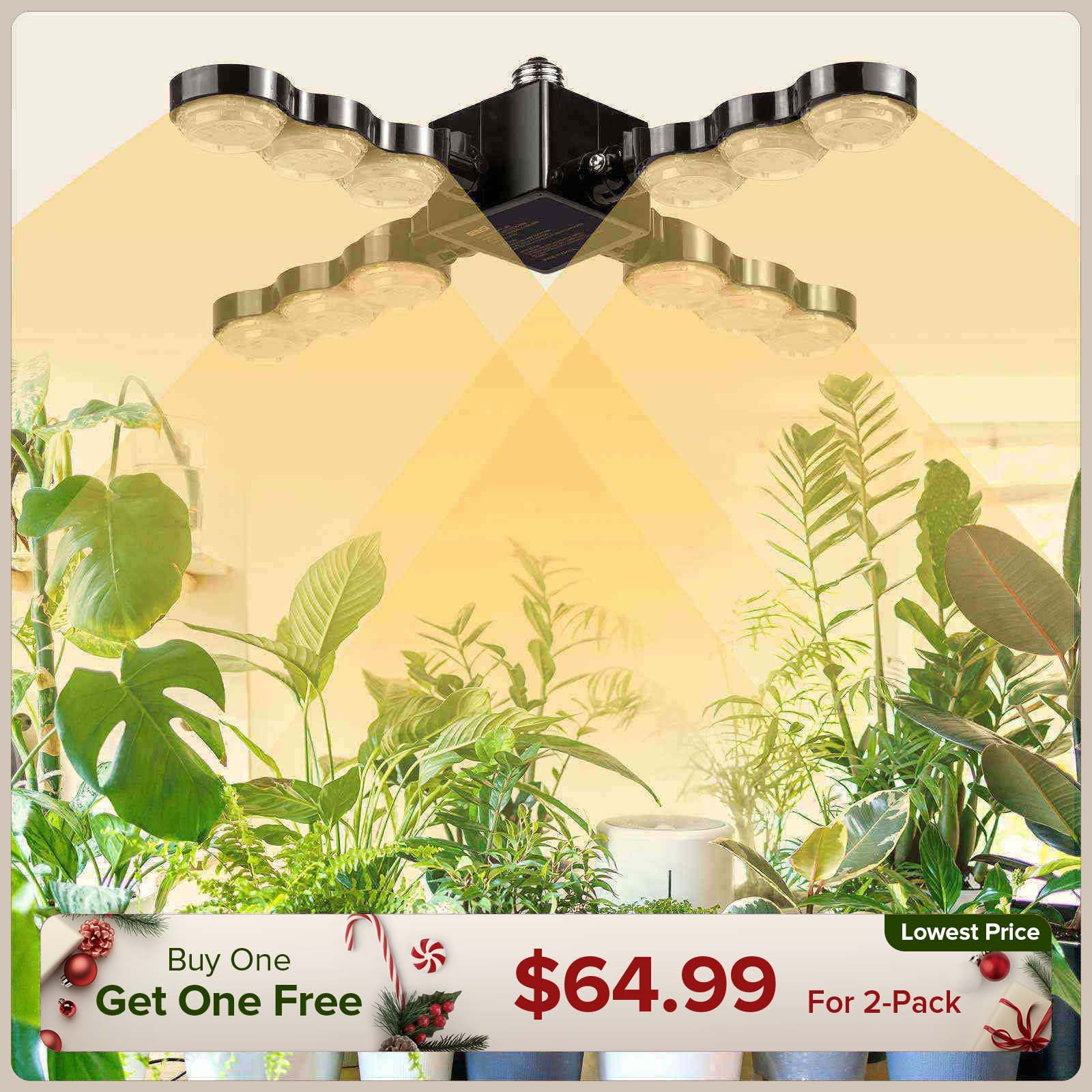 60W LED Grow Light (Folding Wings)(EU/UK ONLY)