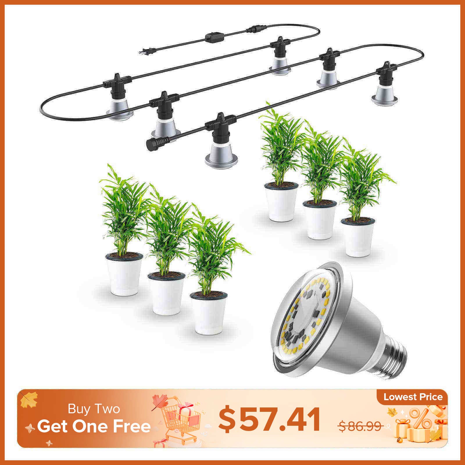 Hanging Grow Light String(US ONLY)