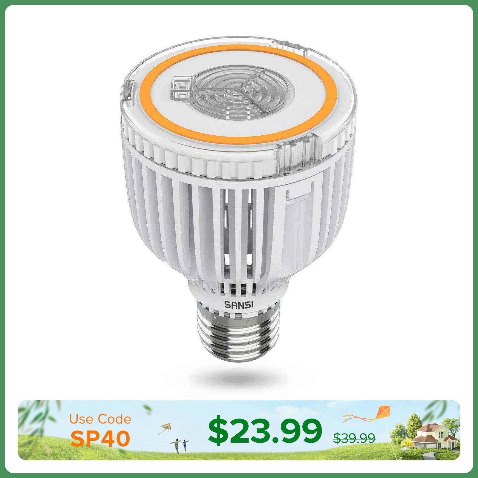 A19 40W LED 3000K/5000K Light Bulb(US ONLY)