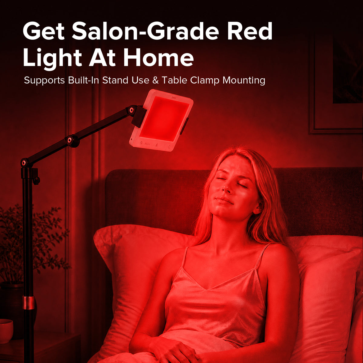 SANSI 35W Red Light Therapy Panel for Body Face with Adjustable Stand (US ONLY)