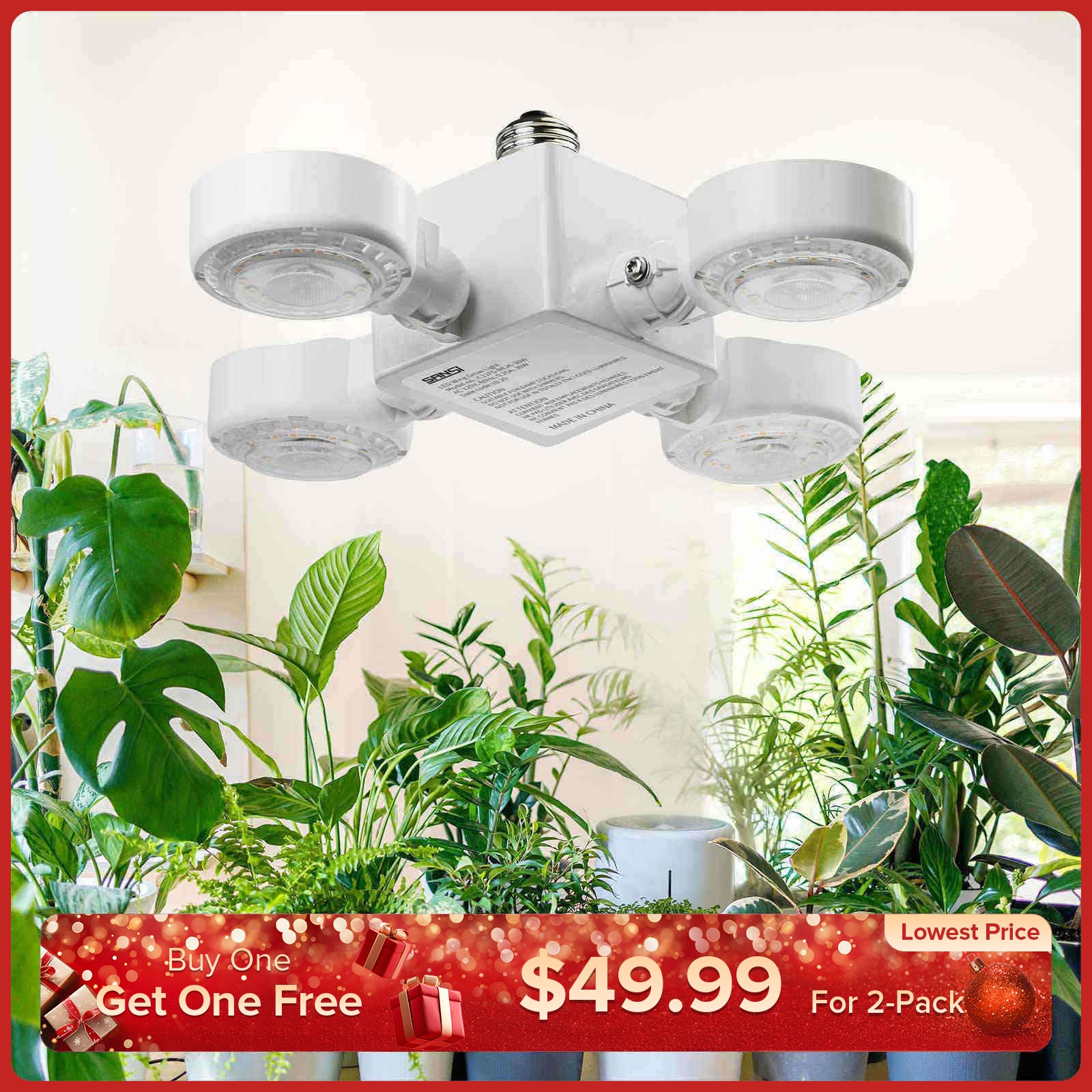 30-W-LED-Wachstumslicht (faltbare Flügel) (2er-Pack)