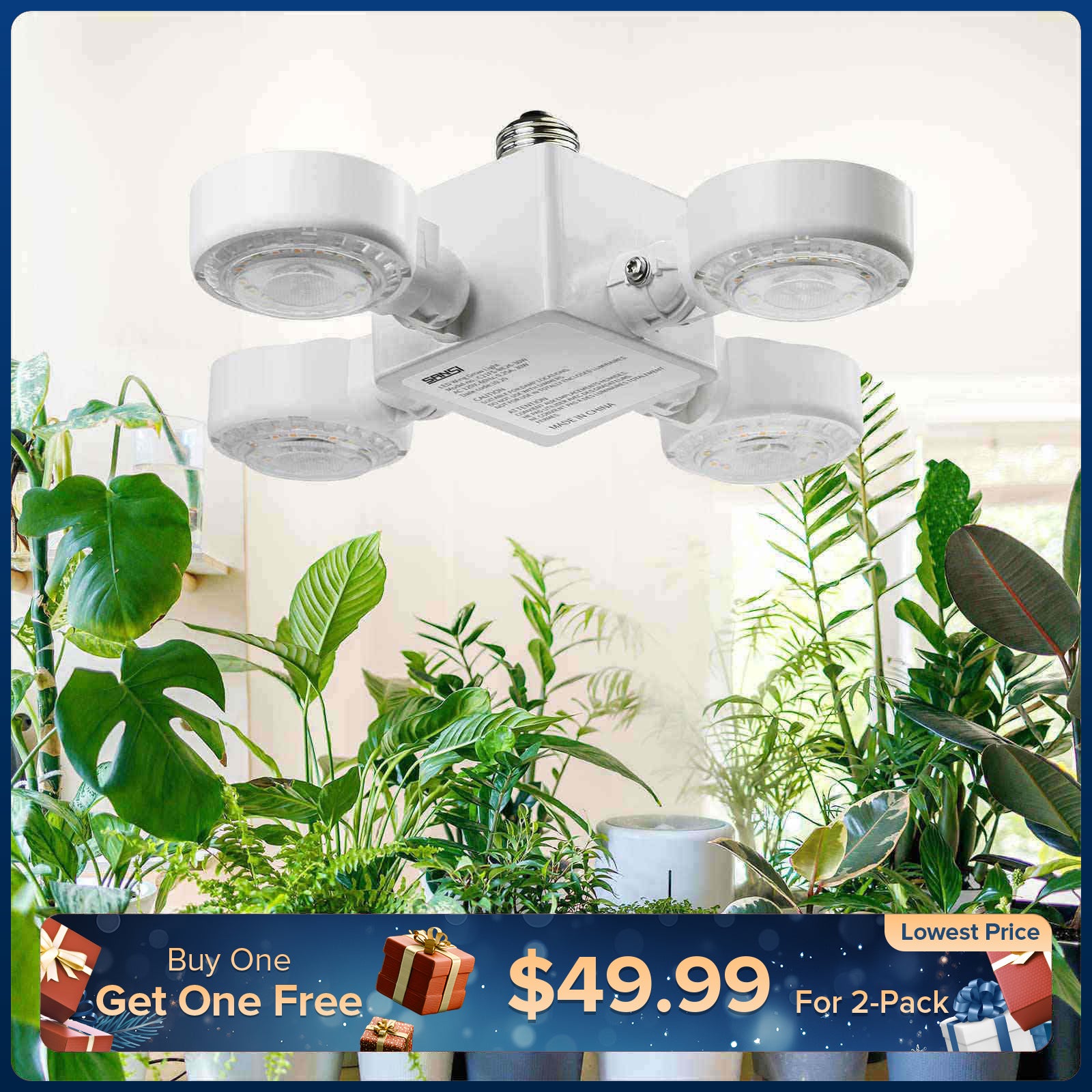 30-W-LED-Wachstumslicht (faltbare Flügel) (2er-Pack)