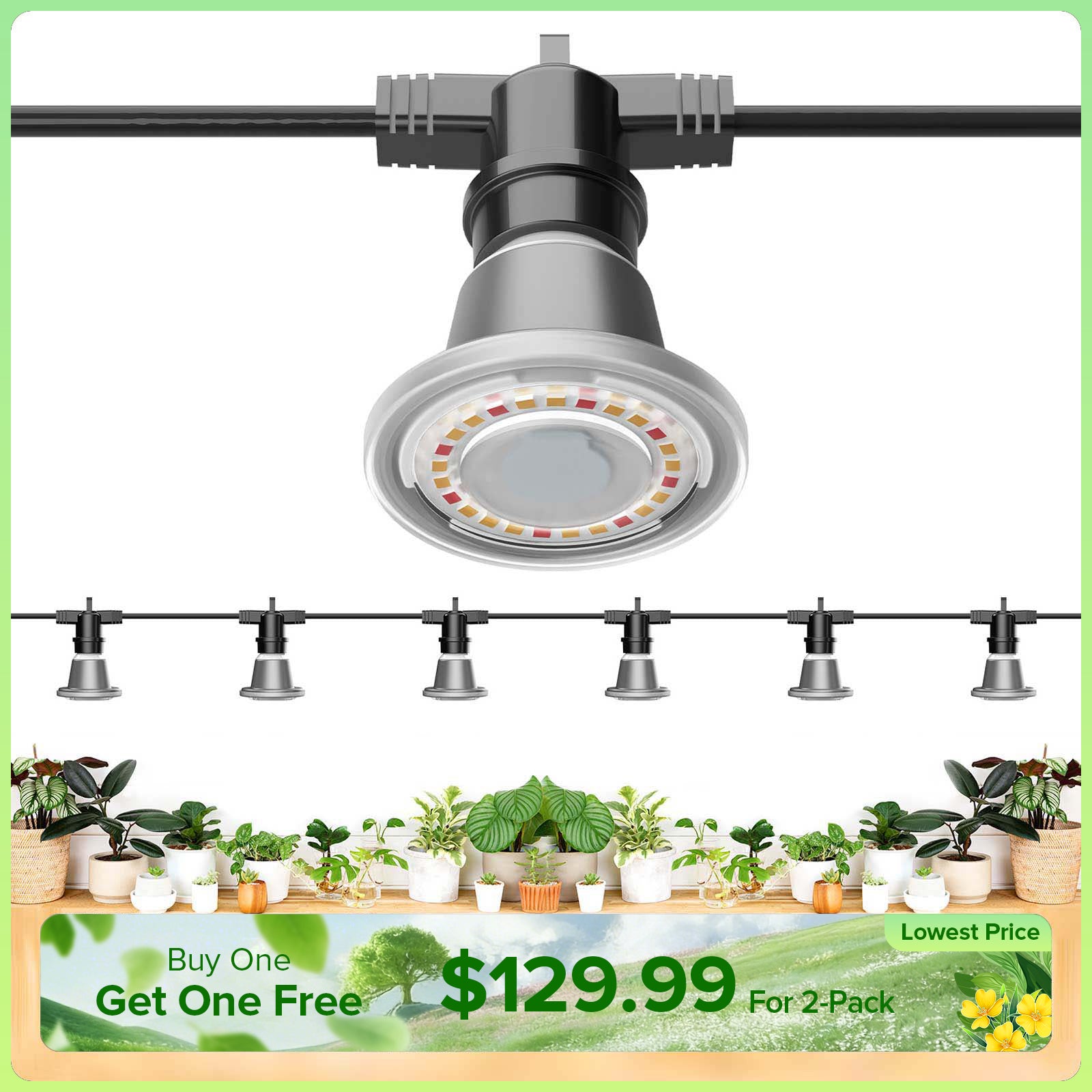 Hanging Grow Light String(EU ONLY)