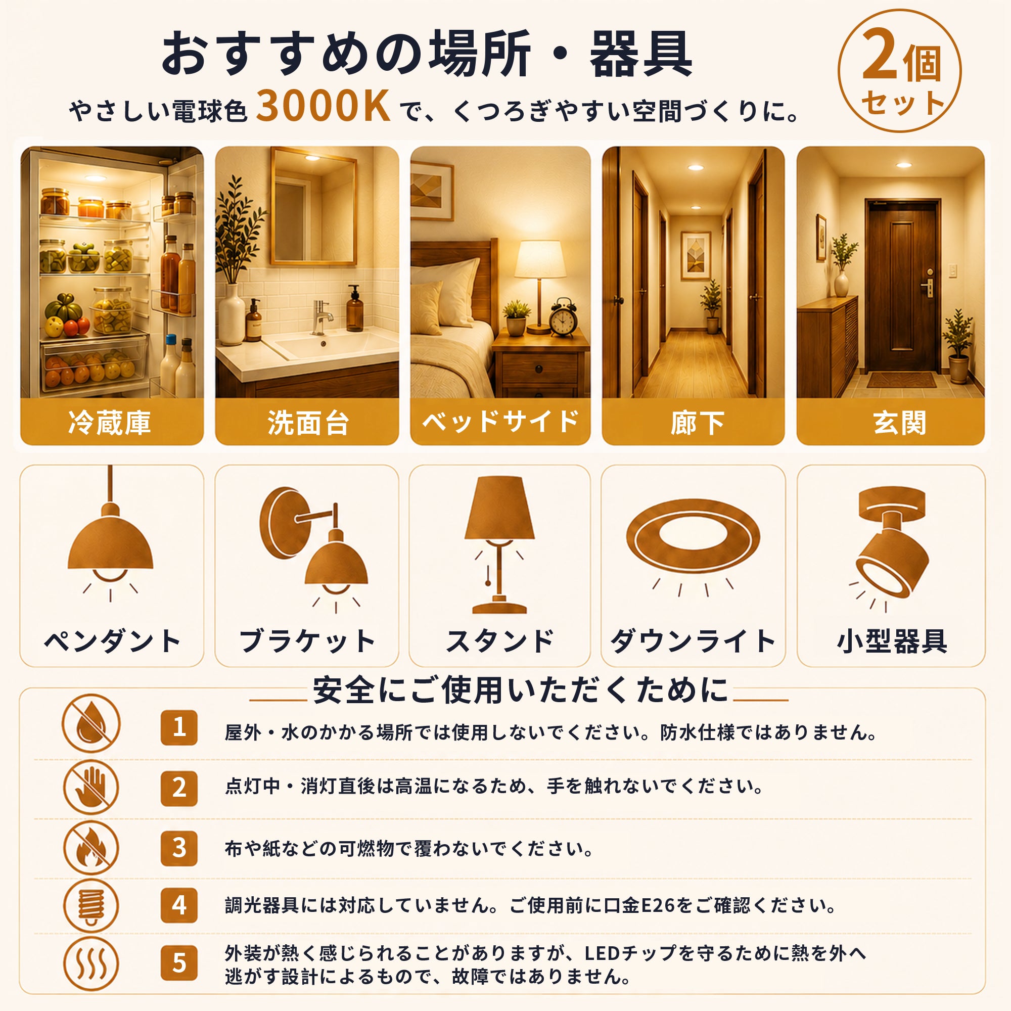 SANSI A11 7W 3000K/5000K LED Light Bulb (JP ONLY)