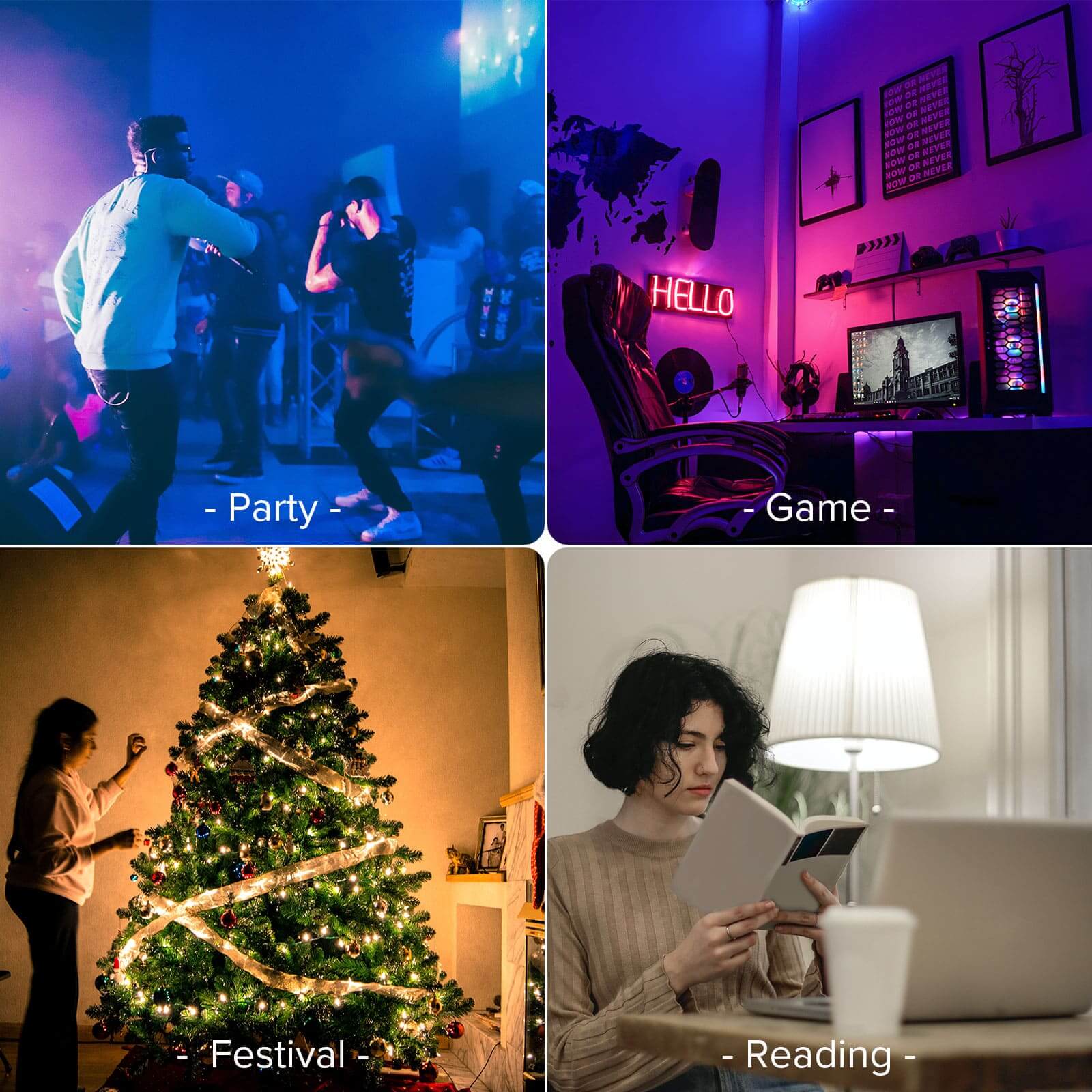 Lampadina LED RGB A21 da 18 W con telecomando (SOLO USA)