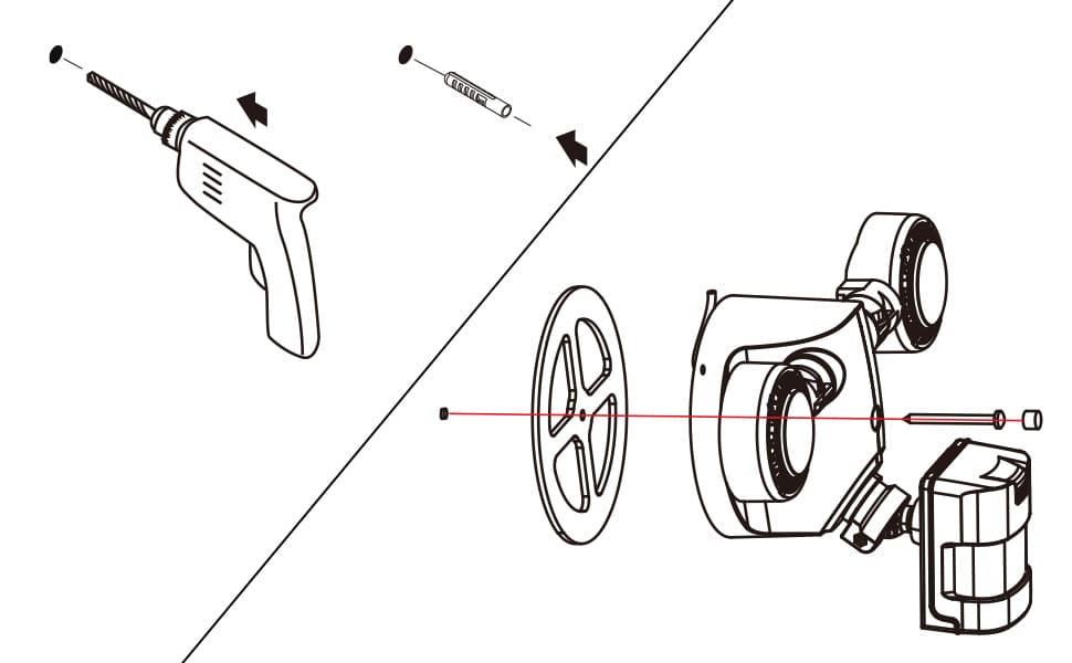 Methods To Install The Security Light.