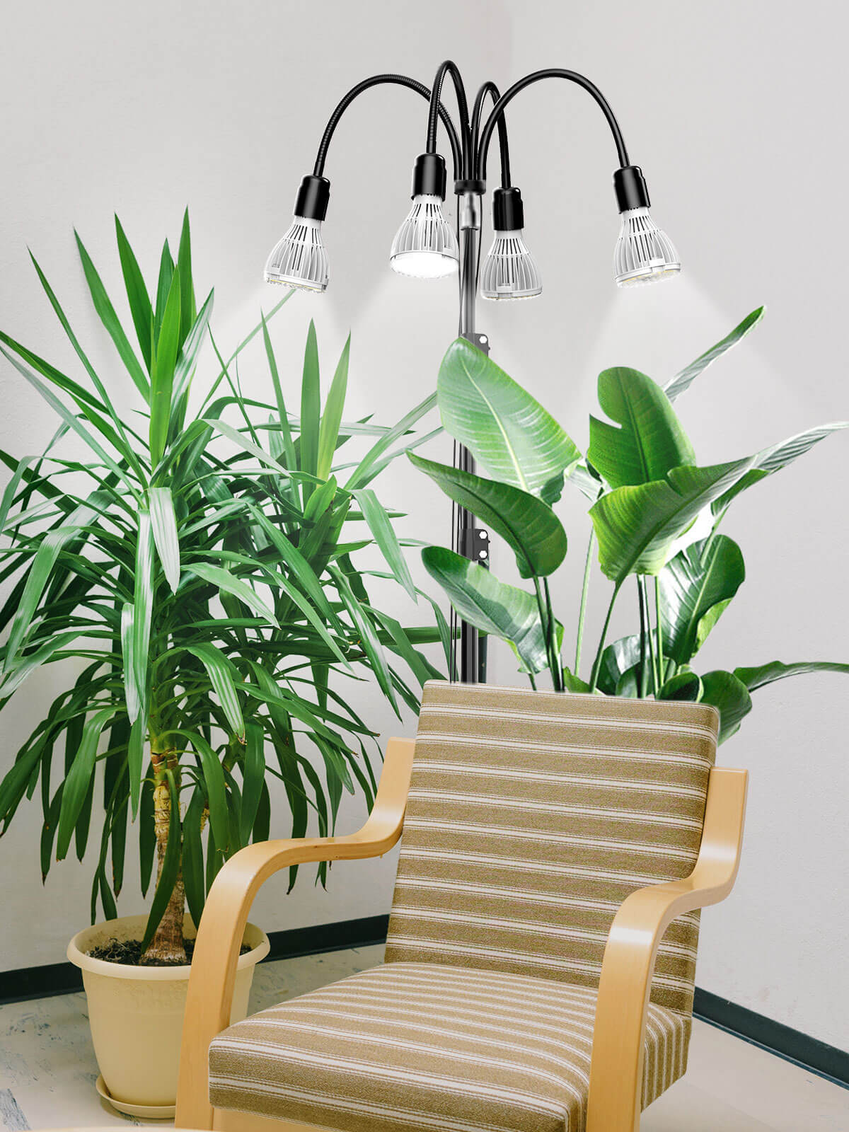 SANSI 120W Floor Plant Light with Stand.