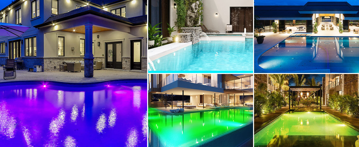 SANSI BR30 30W LED RGB Pool Light Bulb is widely used for swimming pools, spas, waterfalls, fountain springs, gardens, water parks, landscape pools.