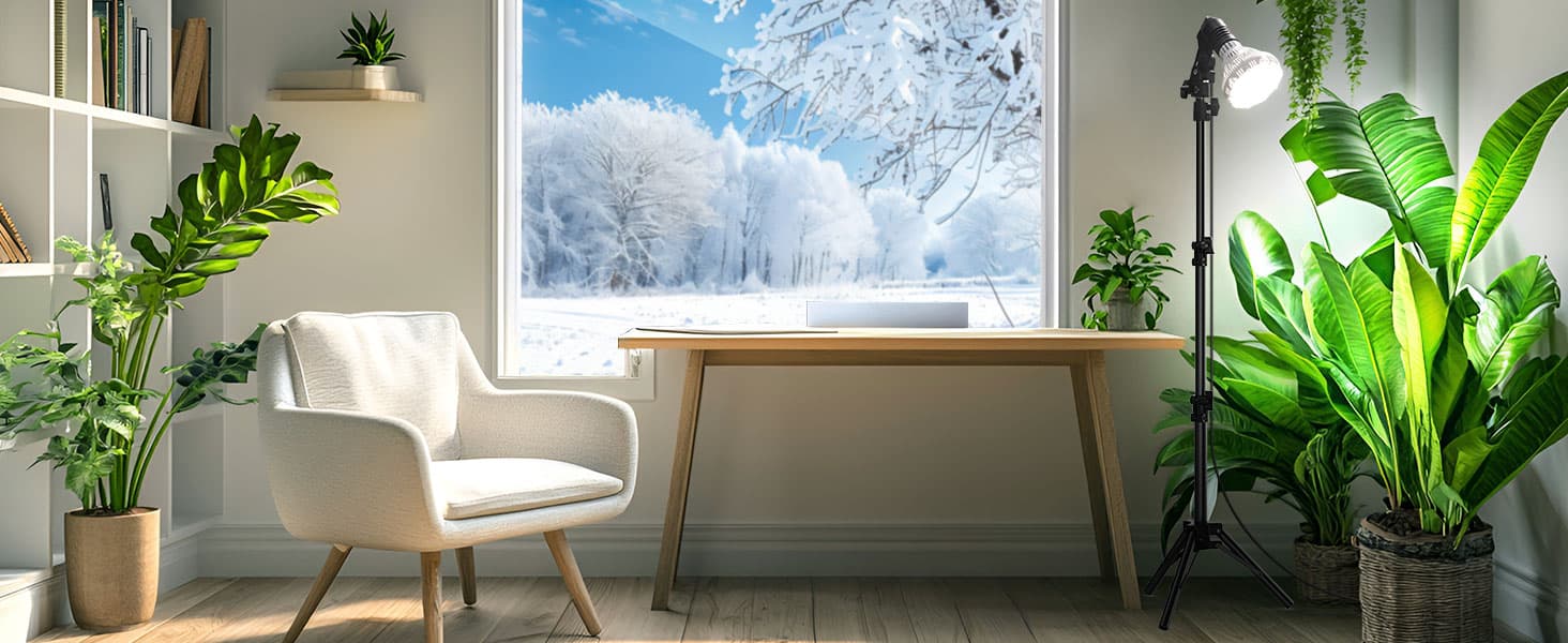 BR30 30W Adjustable Tripod Stand Grow Light with Remote Control