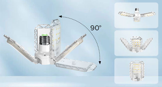 Panel-adjustable 0 to 90 degrees