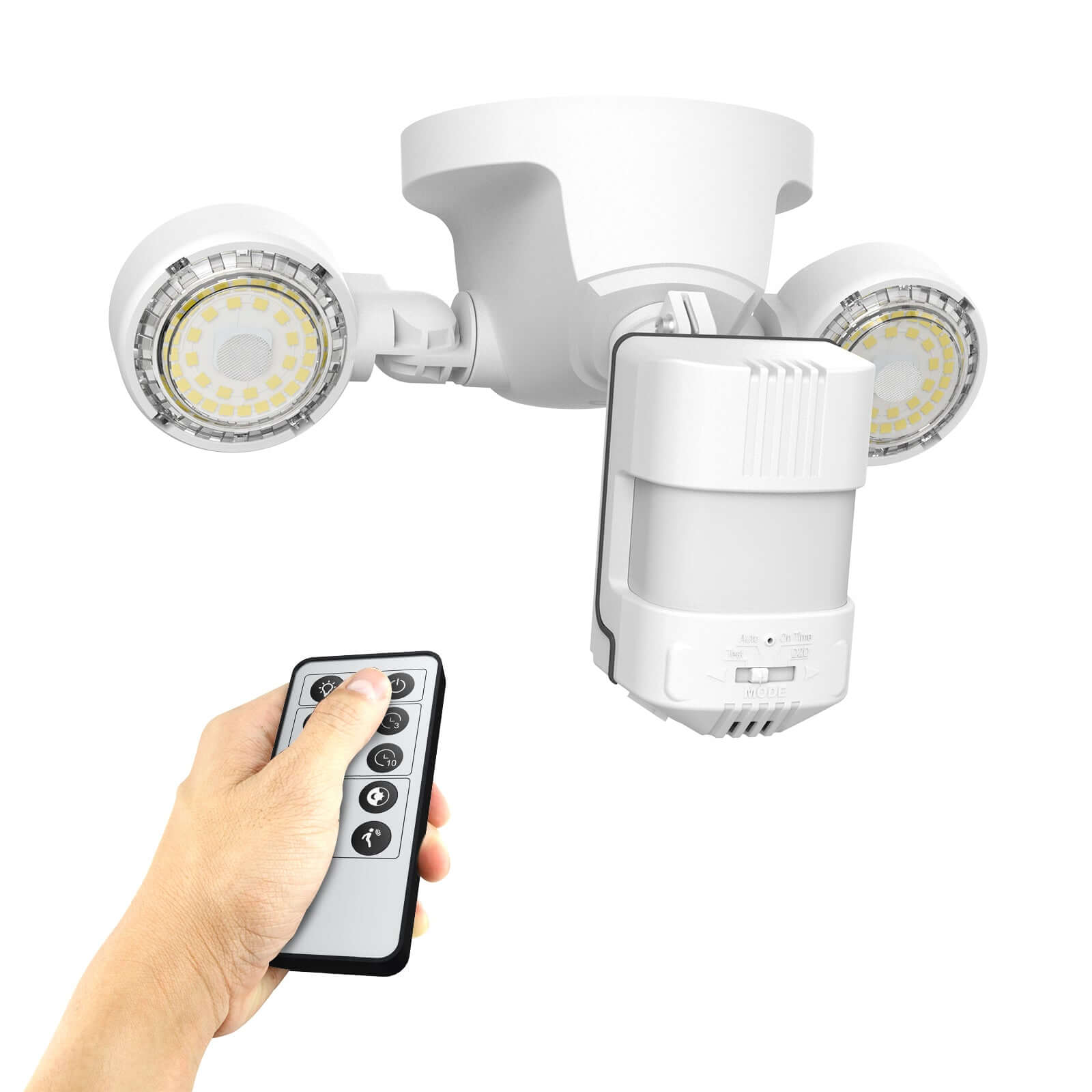 SANSI 25W 3000 LM Motion Sensor Outdoor Security Lights with Remote