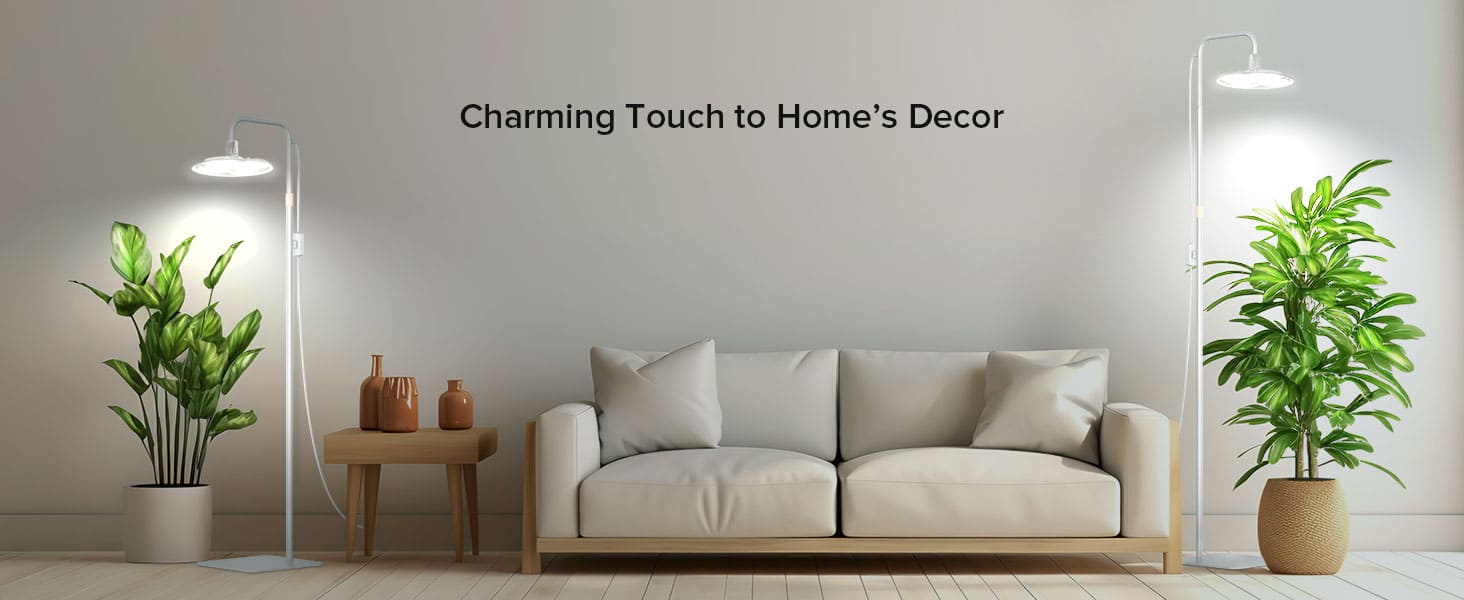 SANSI Tall Standing Grow Light with 10,200 Lumens (680W Equivalent ), Higher PPFD, up to 8 times greater than competing products at the same height.