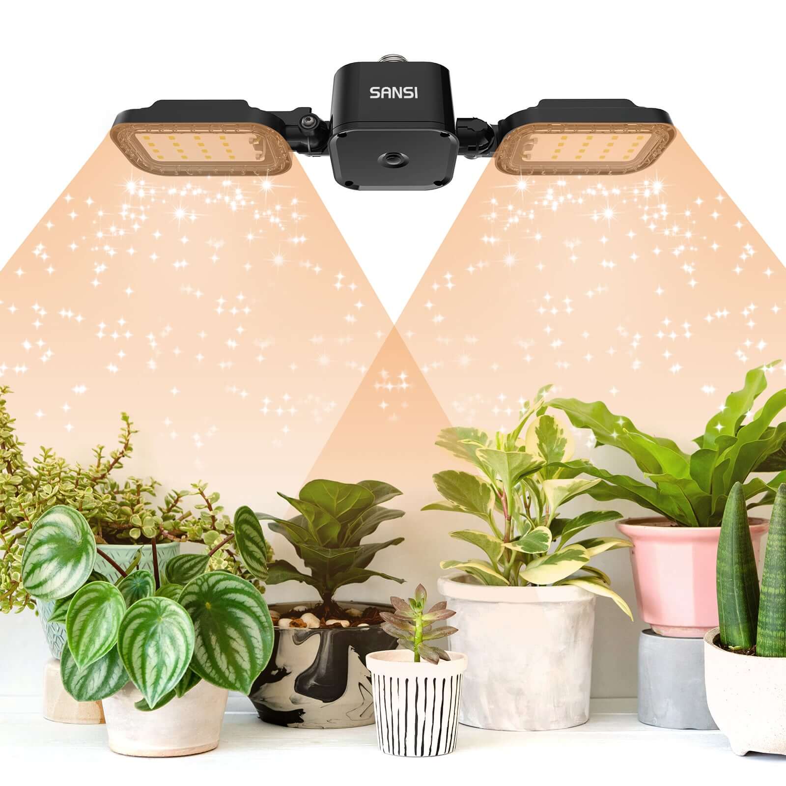 Sansi 30W powerful hanging panel led grow light for indoor planting