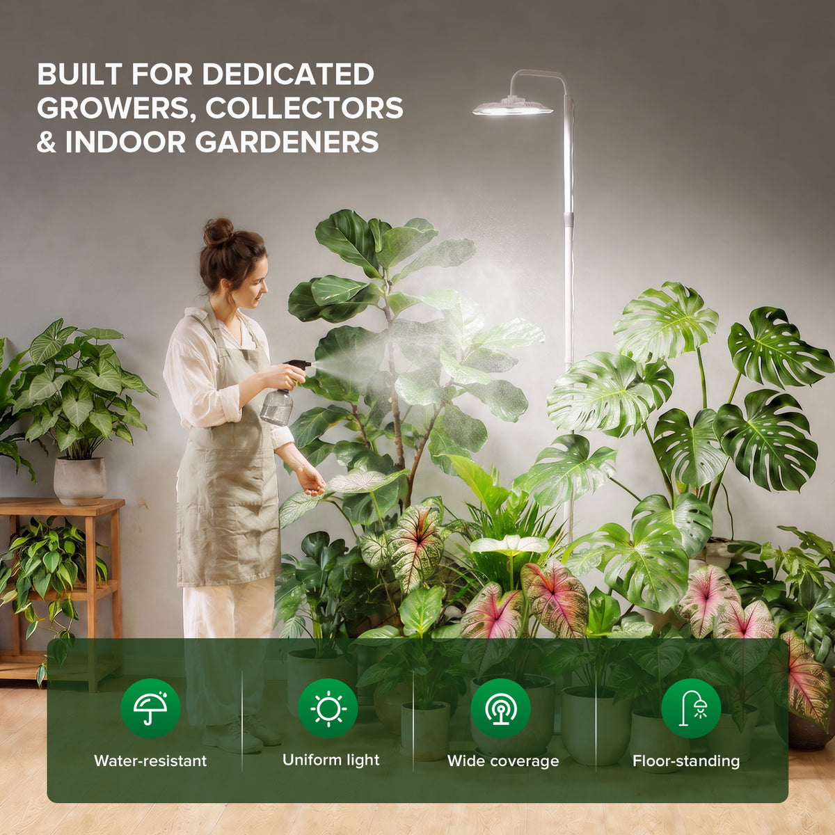 SANSI 100W Tall Standing Grow Light With Remote Control (US/CA ONLY)