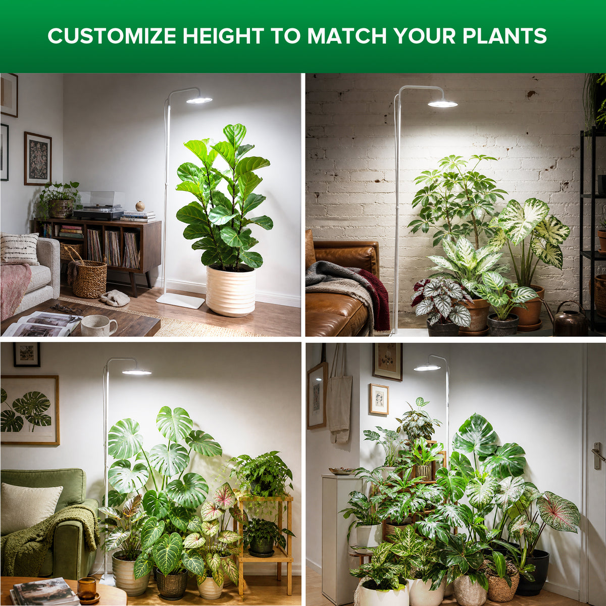 SANSI 100W Tall Standing Grow Light With Remote Control (US/CA ONLY)