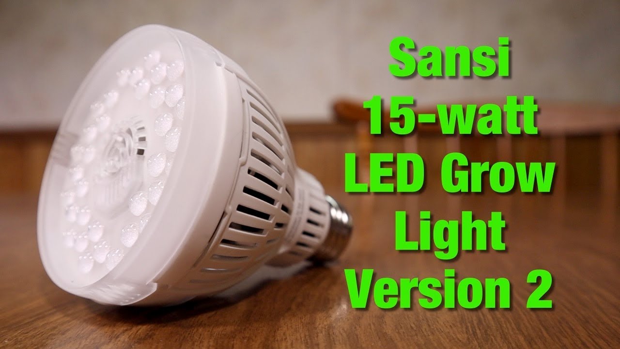 SANSI PAR25 15W led grow light bulb is full spectrum, covering the entire visible spectrum of 400nm-780nm.