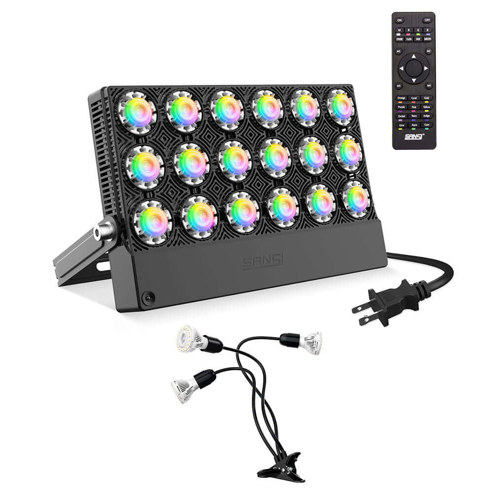 US 100W RGB+Grow Light Bundle