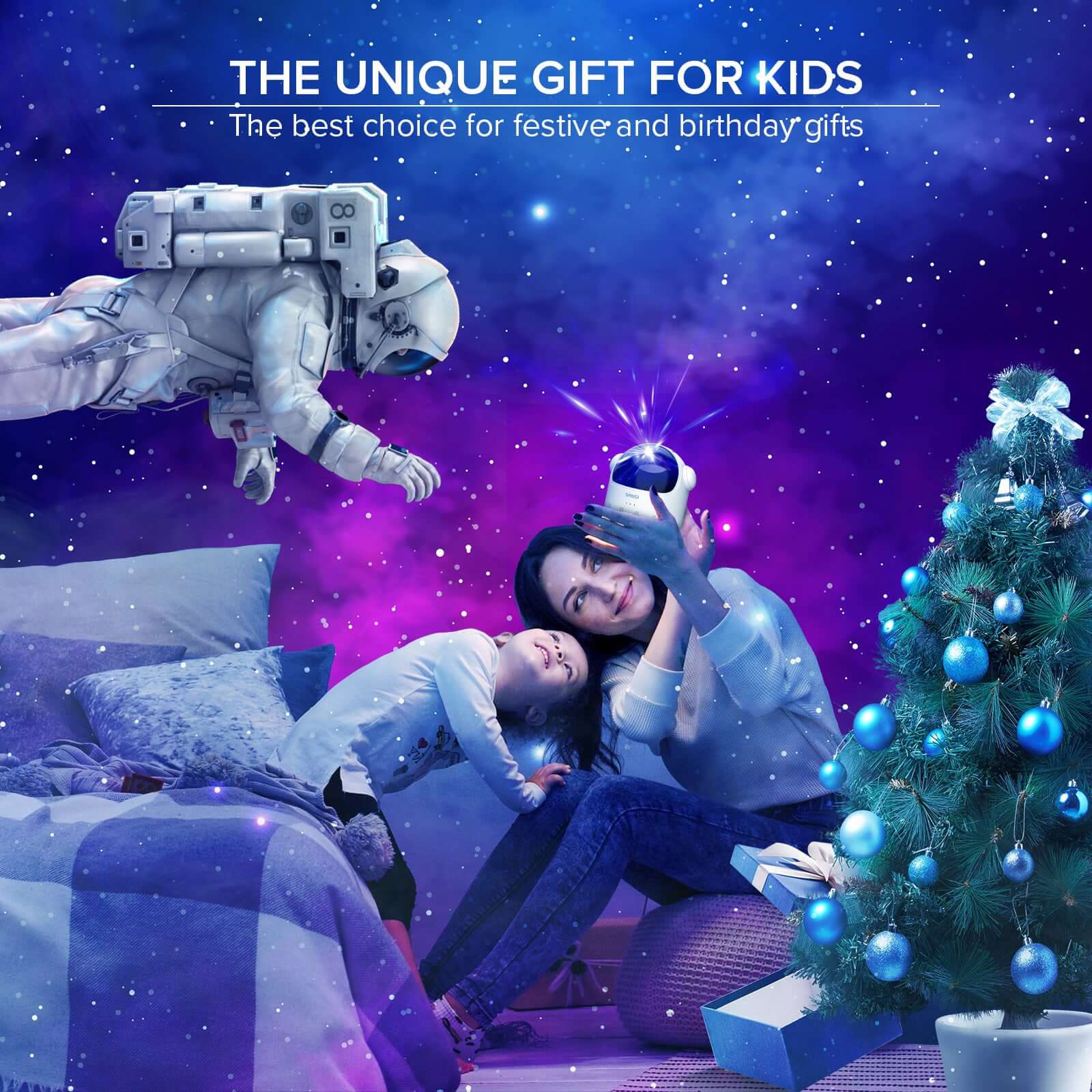 5W Star Projector (US ONLY),the best choice for festive and birthday' gifts.