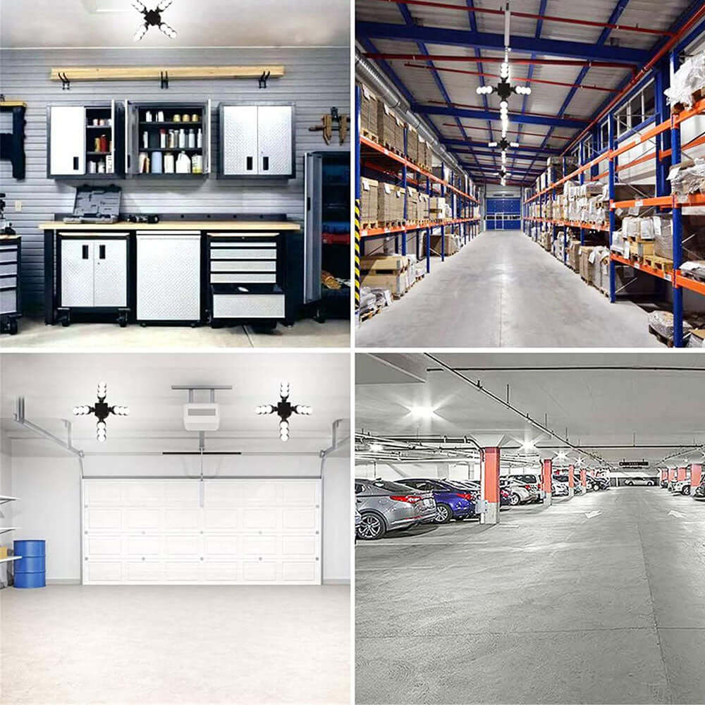 60W LED Garage Light (Folding Wings) has wide application.