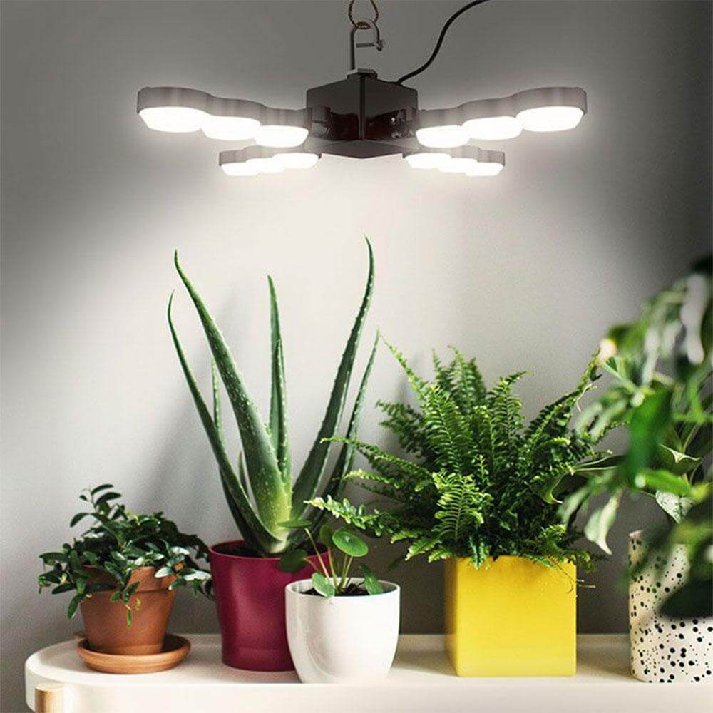 60W grow lamps for indoor plants with folding wings and hook, easy to hang