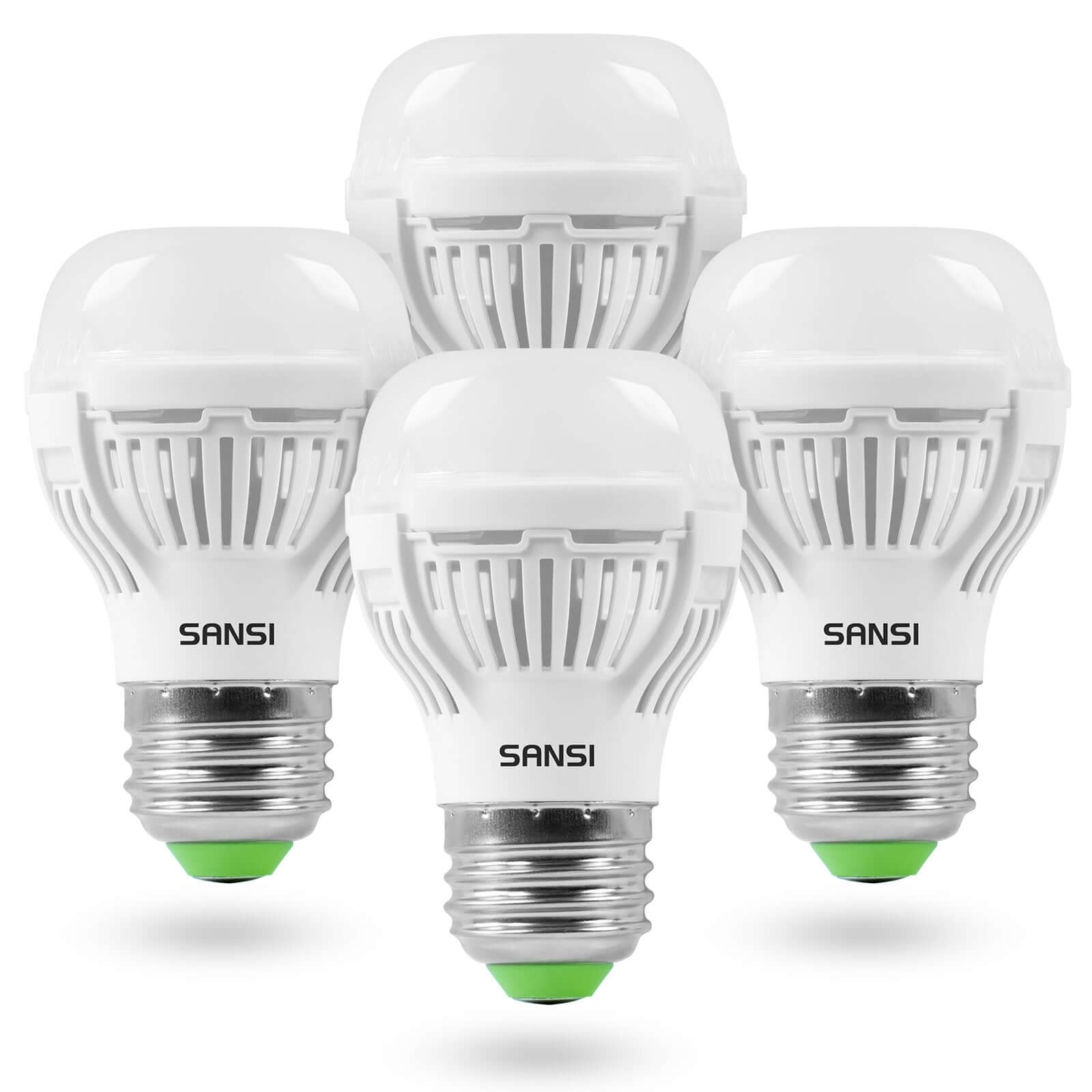 Upgraded A15 9W led light bulb with Flicker-Free for your home, 4 pack