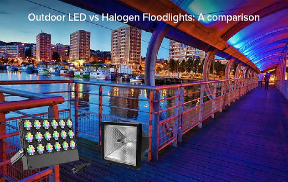 LED Floodlights vs Outdoor Halogen Floodlights: A Comparison