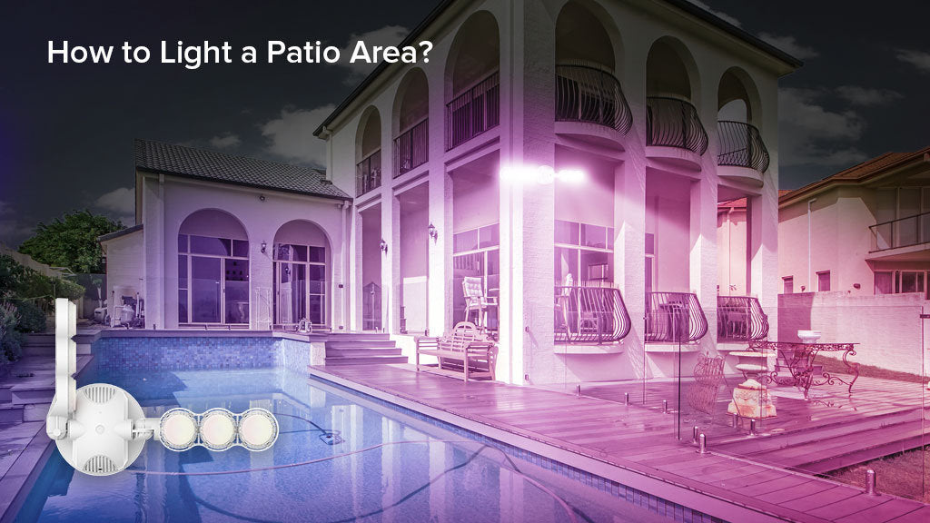 RGBW LED Security Light