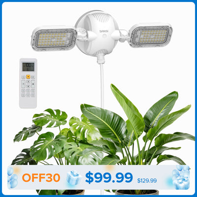 SANSI 60W LED Wall Mounted Grow Light with Remote Control (US ONLY)