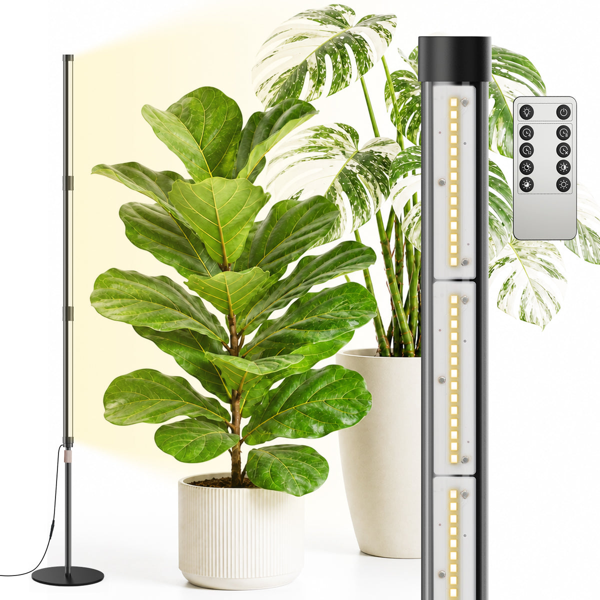 SANSI T10 Pro 55W LED Standing Grow Light