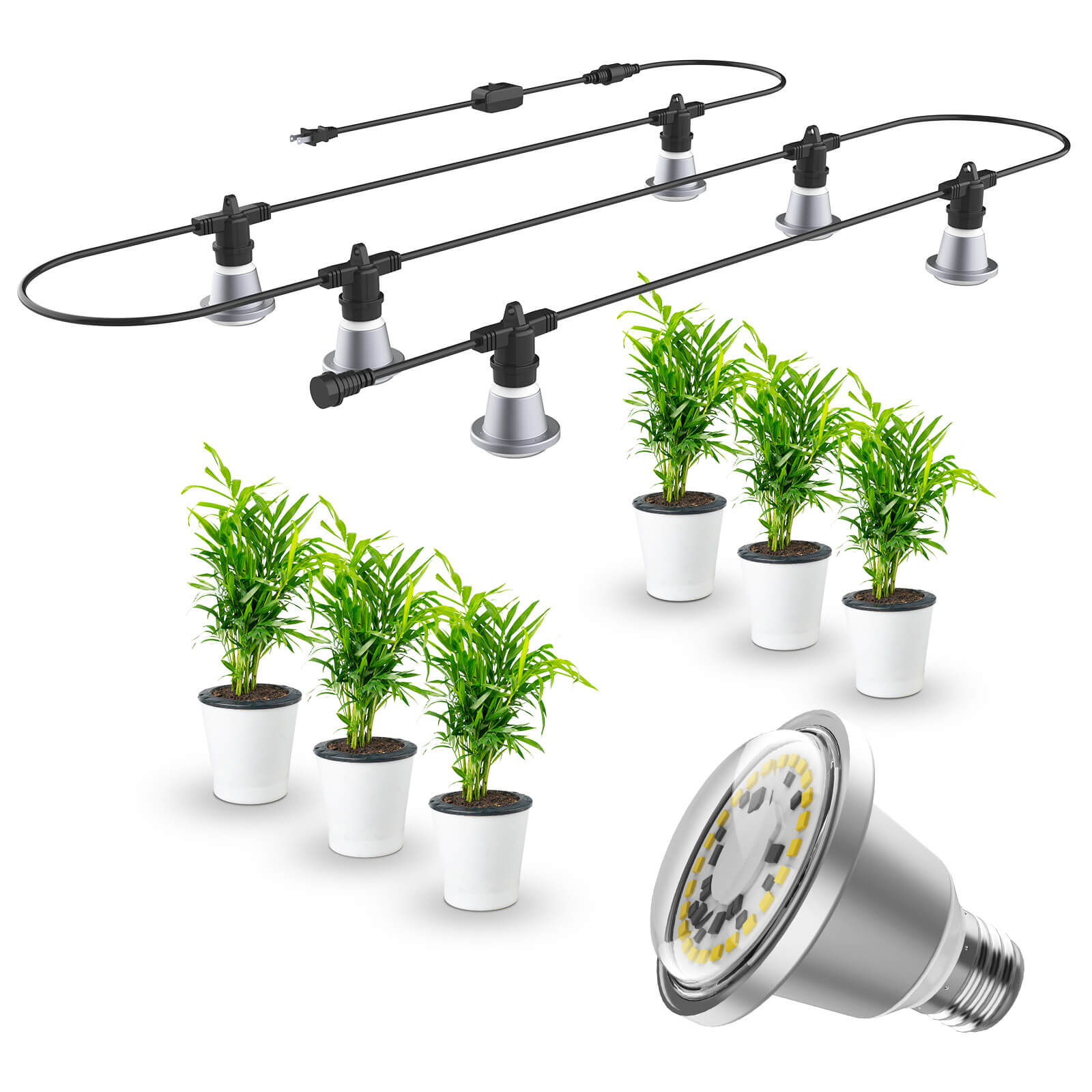 Hanging Grow Light String.