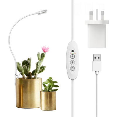 SANSI 4,5W LED-Pflanzenlampe mit Topfclip (NUR EU/GB)