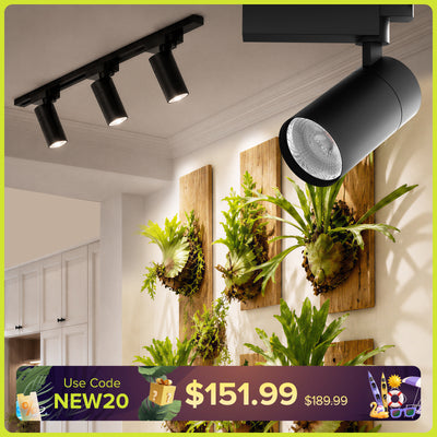 SANSI 3x30W LED Track Grow Light with Remote Control(US ONLY)