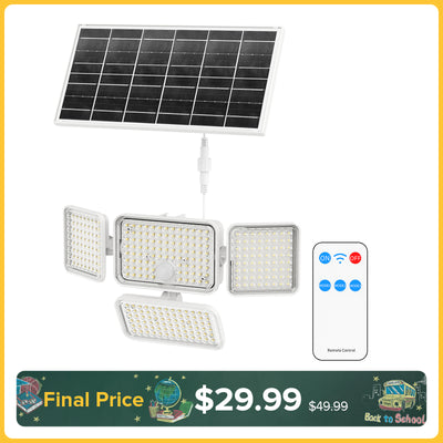 Luce di sicurezza a LED da 45 W (da tramonto ad alba e sensore di movimento) SOLO UE/Regno Unito