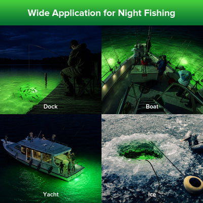 SANSI 200W LED Underwater Green Fishing Light (US ONLY)