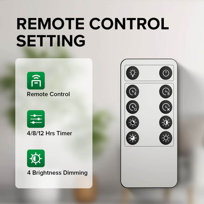 30-W-LED-Wachstumslicht mit Stativ (NUR USA)